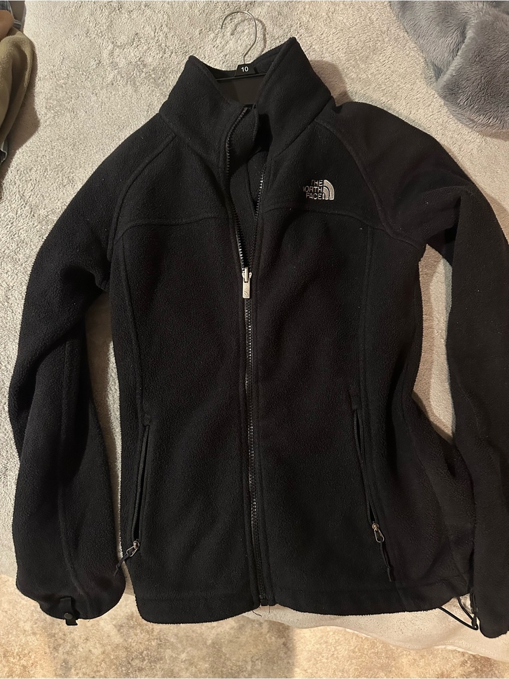 The North Face Women's 100 Glacier Full-Zip Fleece Jacket Black